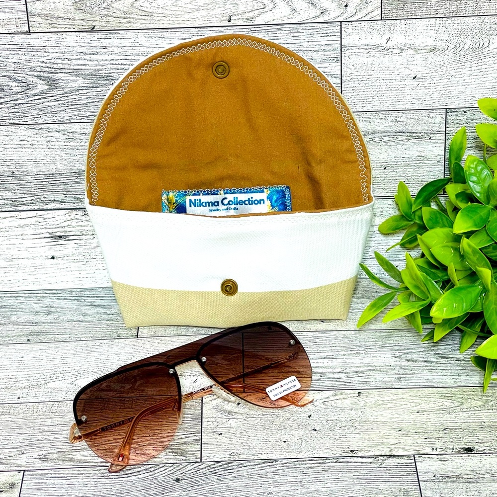 TOMMY HILFIGER New  sunglasses with Handmade glasses bag